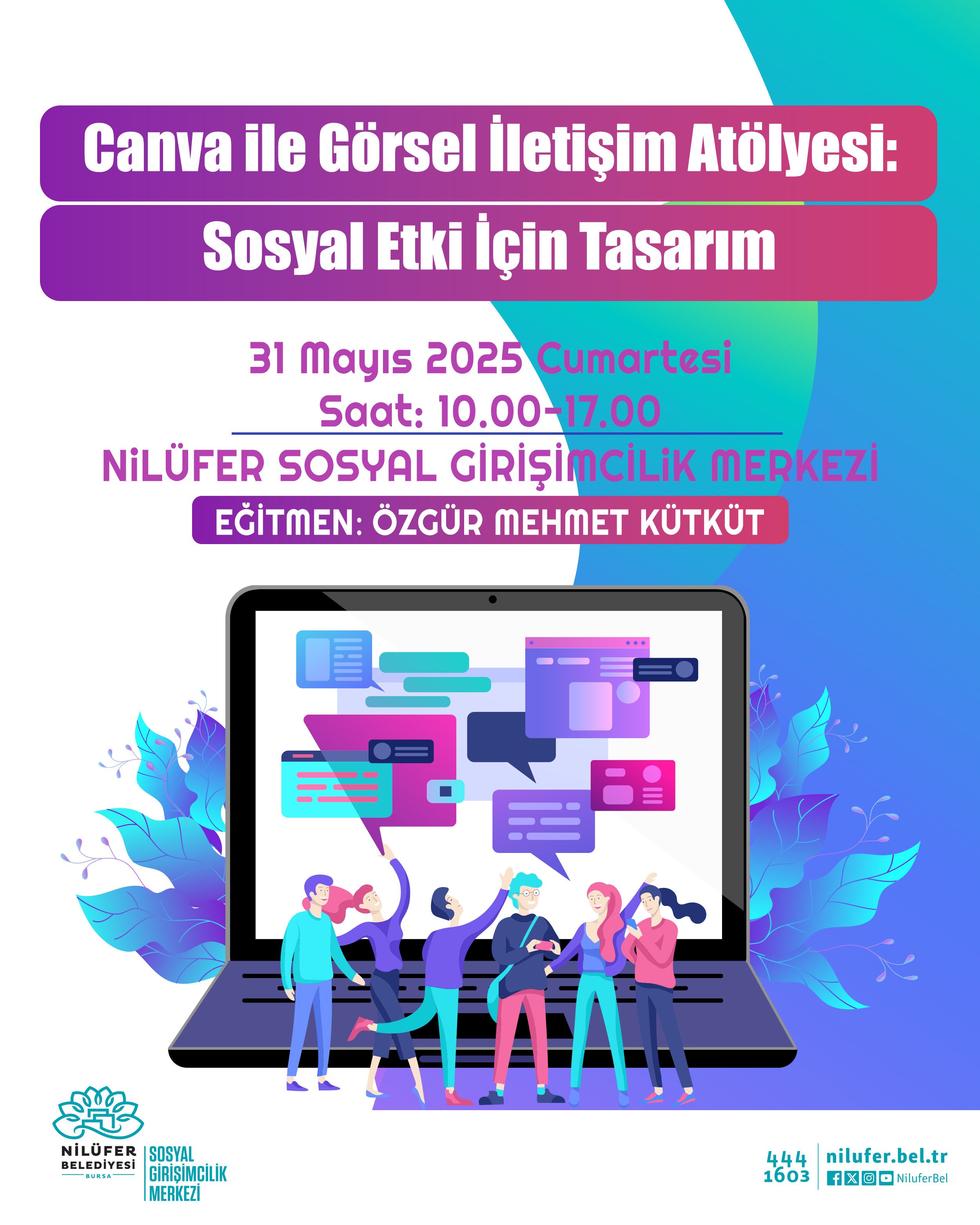 Canva ile Görsel İletişim Atölyesi: Sosyal Etki İçin Tasarım Etkinliği