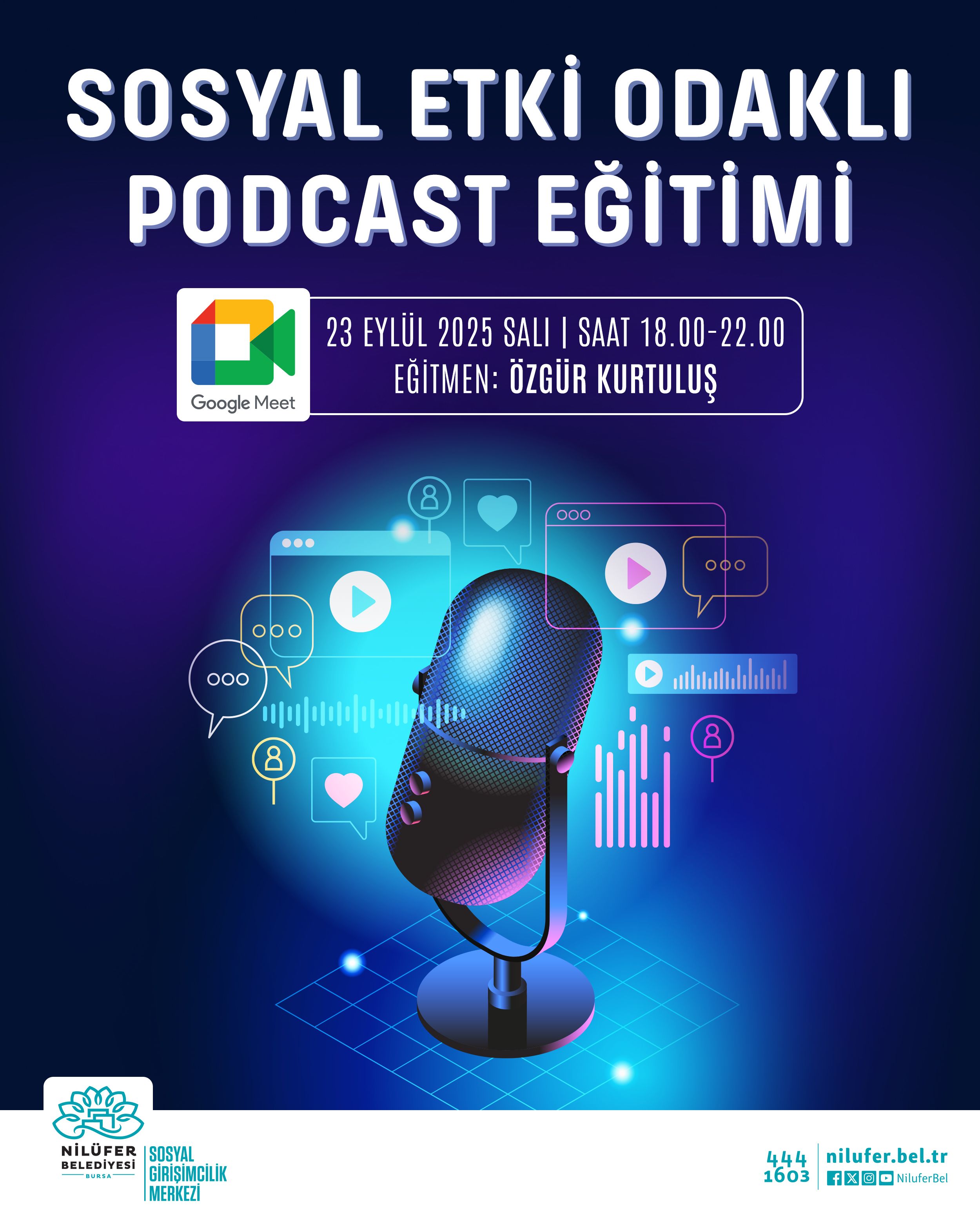 Sosyal Etki Odaklı Podcast Eğitimi
