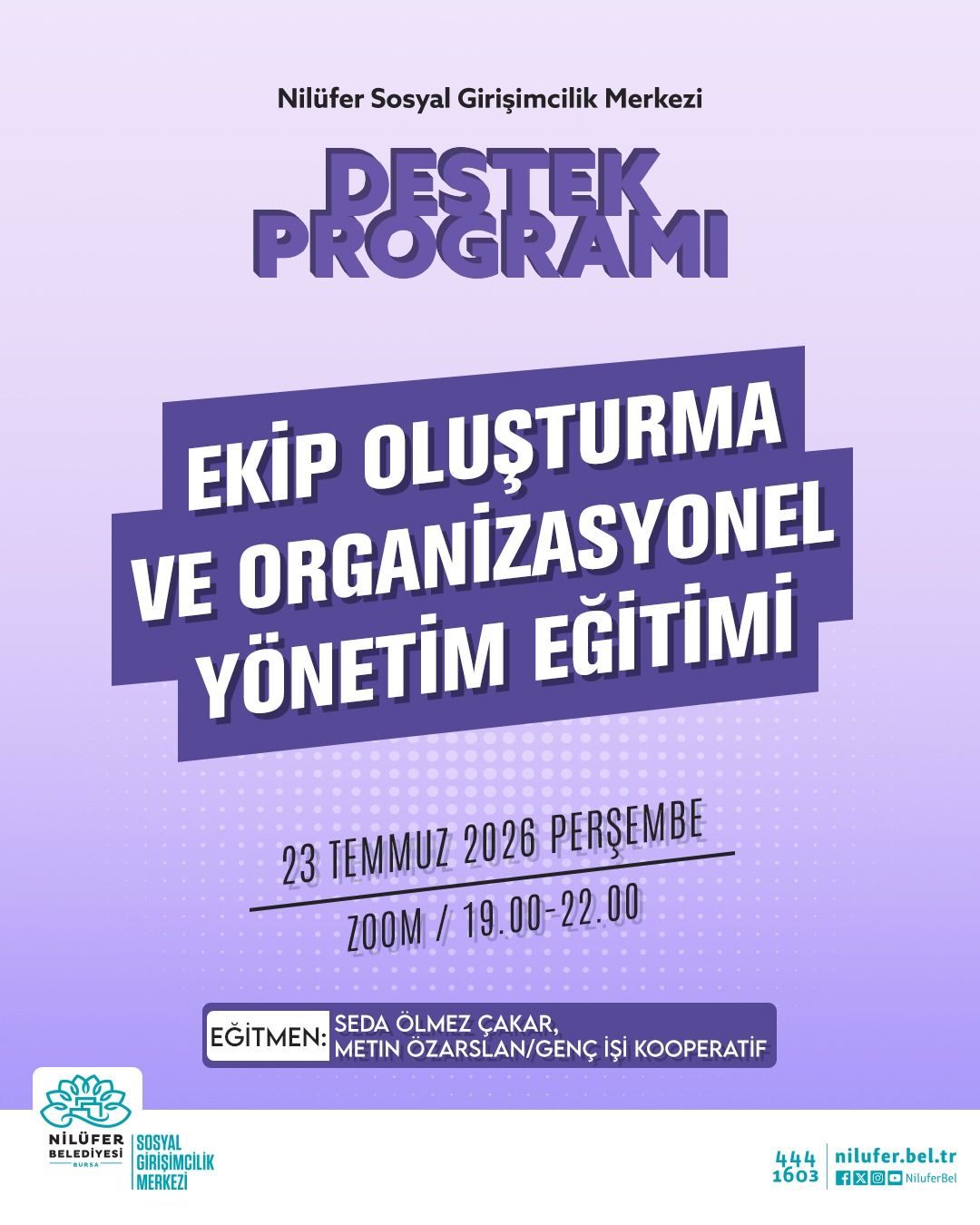 Ekip Oluşturma ve Organizasyonel Yönetim Eğitimi