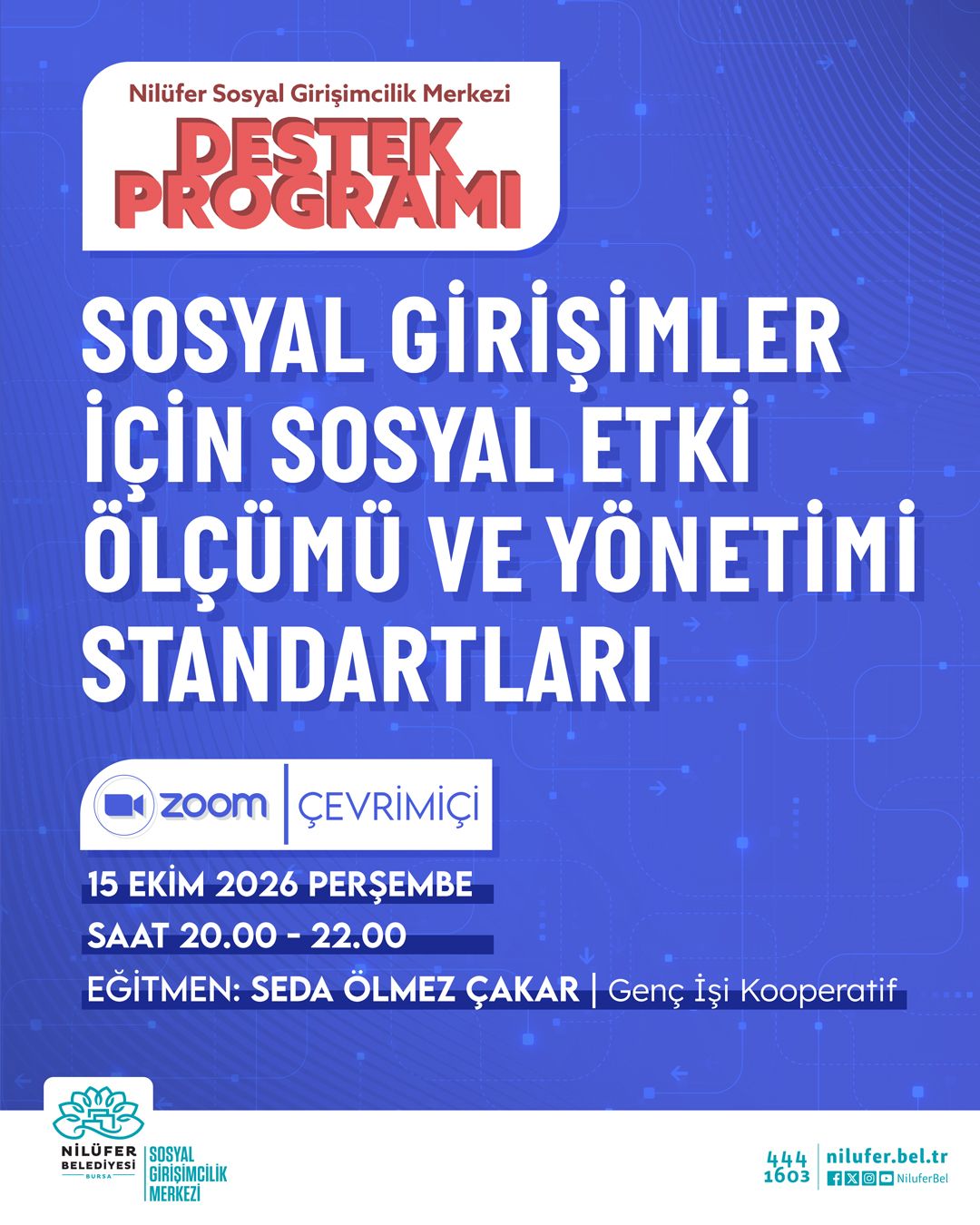 Sosyal Girişimler için Sosyal Etki Ölçümü ve Yönetimi Standartları Semineri