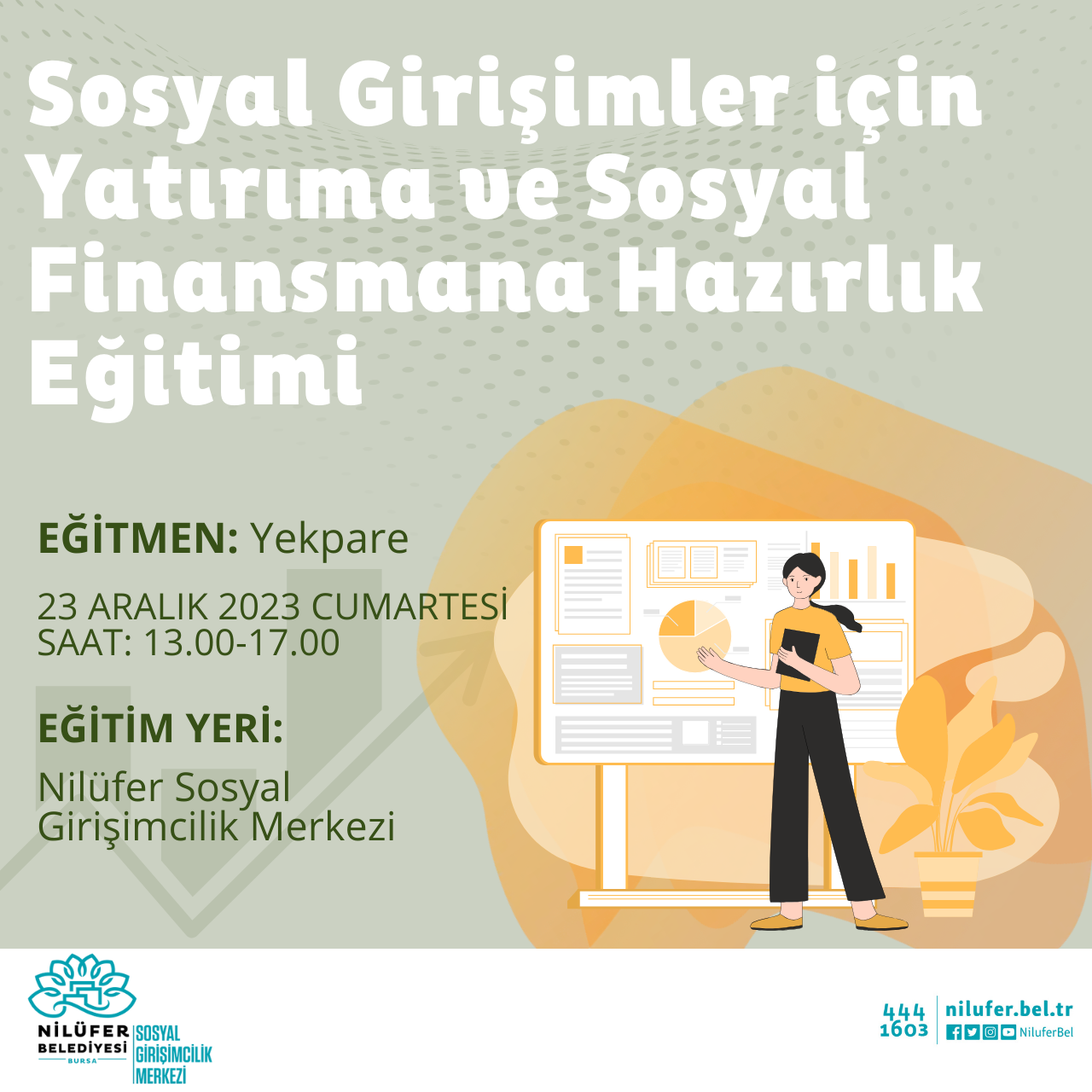 Sosyal Girişimler için Yatırıma ve Sosyal Finansmana Hazırlık Eğitimine Davetlisiniz!