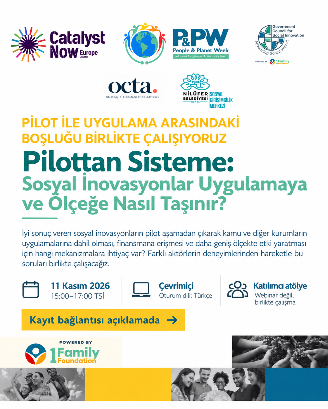 Sosyal İnovasyonlar Pilot Aşamadan Uygulamaya ve Ölçeğe Nasıl Taşınabilir?