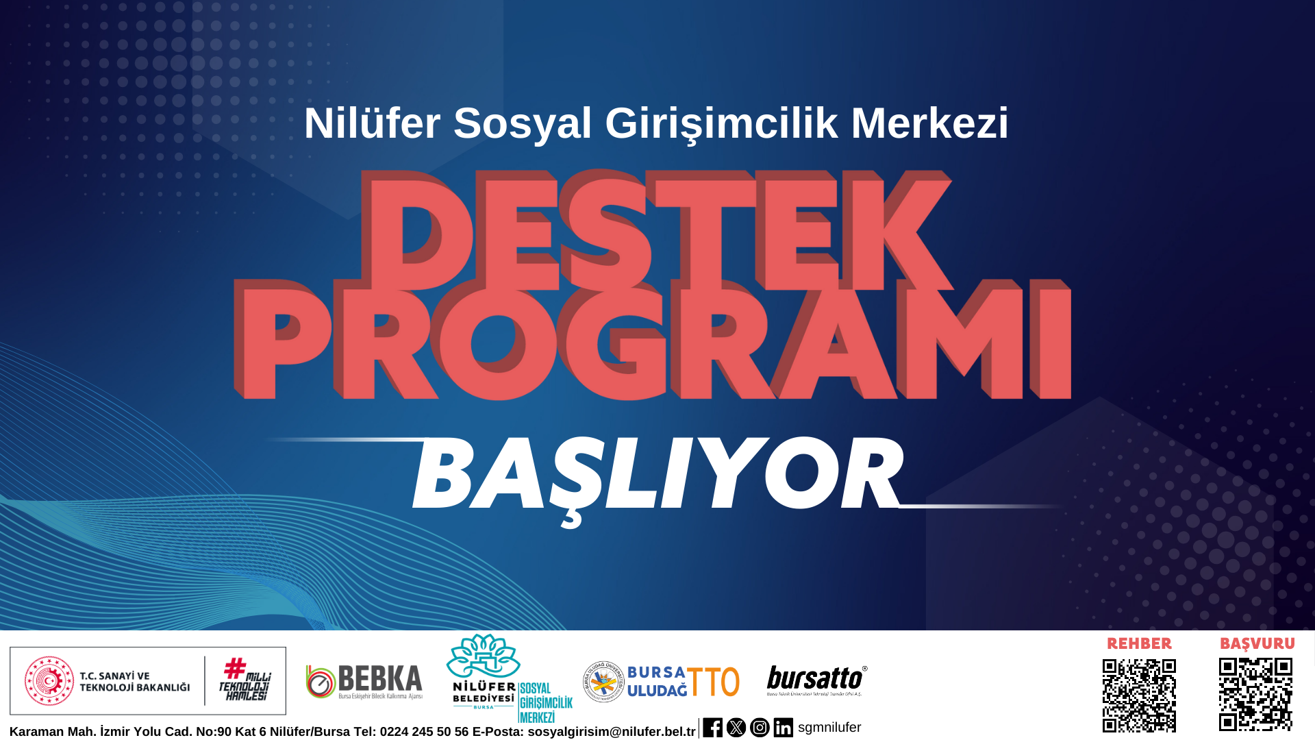 Nilüfer Sosyal Girişimcilik Merkezi Destek Programı Başlıyor!