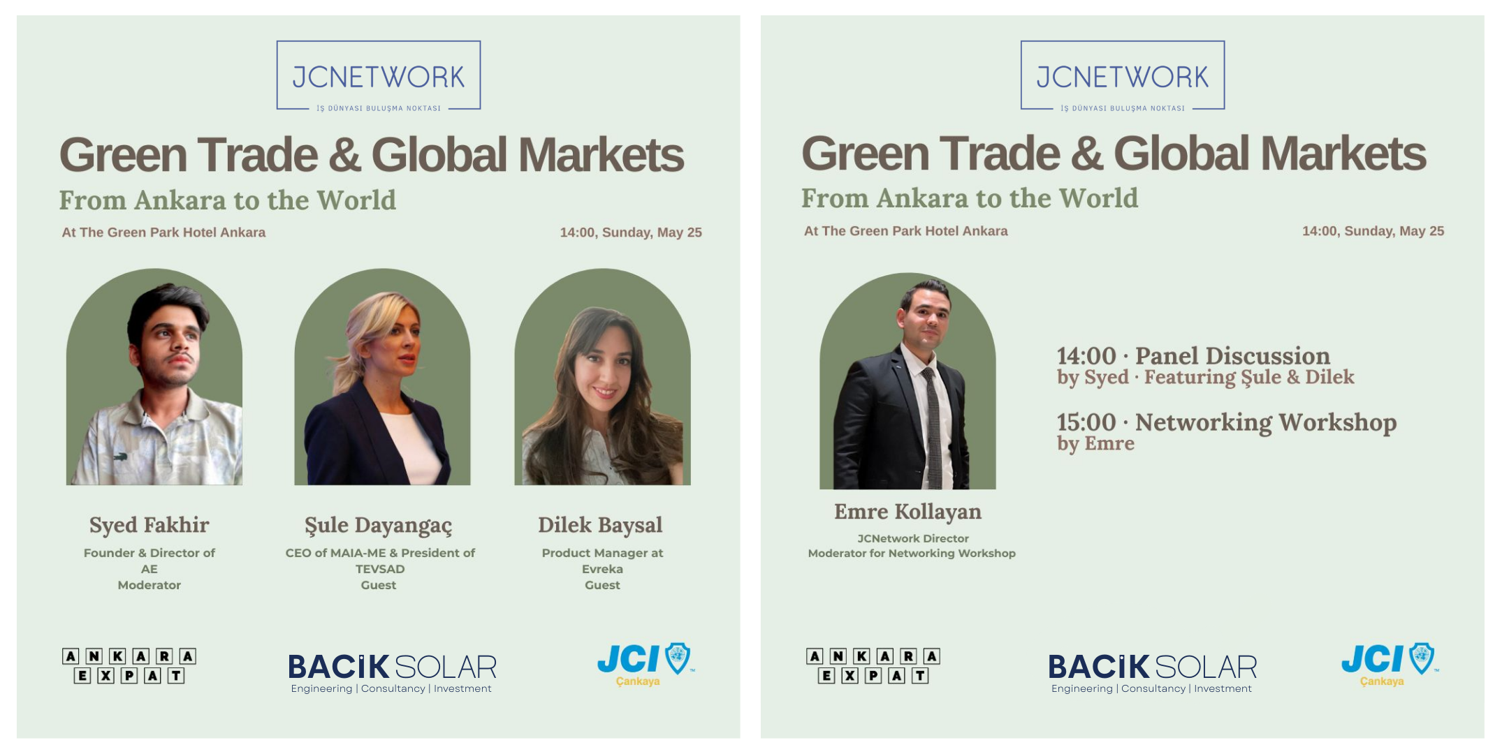 JCNetwork: Green Trade & Global Markets: From Ankara to the World