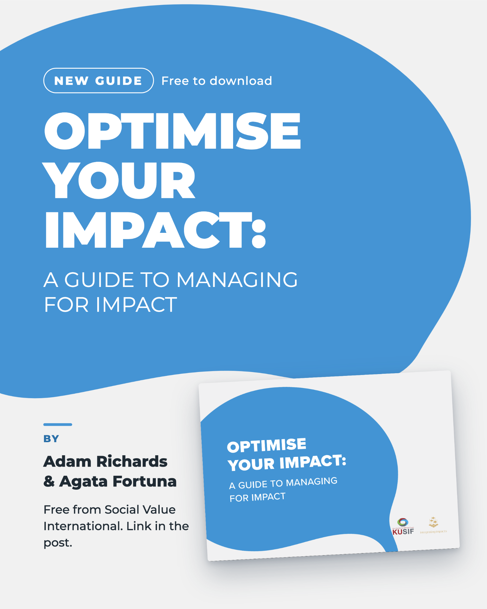 “Optimise Your Impact: A Guide to Managing for Impact” rehberi yayında!