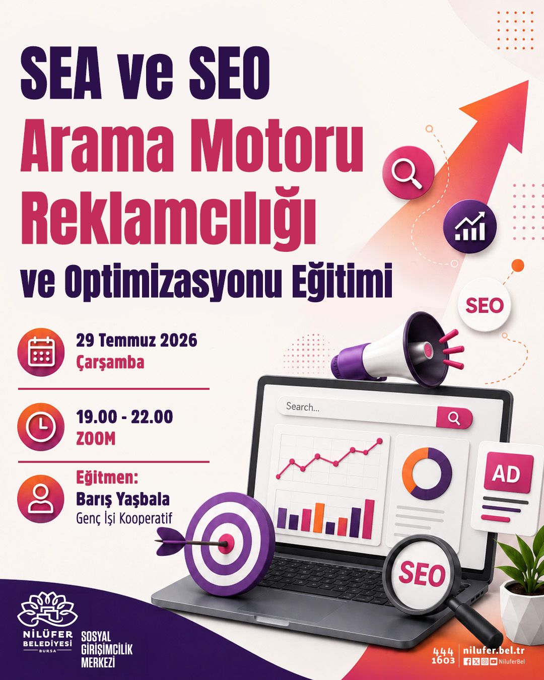 SEA ve SEO Arama Motoru Reklamcılığı ve Optimizasyonu Eğitimi